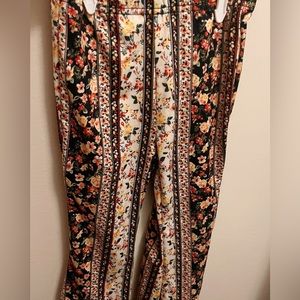 Floral pants slacks